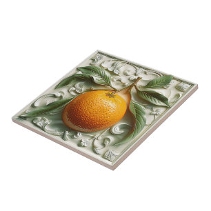 Snyggt Trendig Citrus Mediterranean Farmhouse Kakelplatta