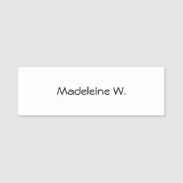 Snyggt, Trendig, modernt, minimalistiskt monogram Namnbricka