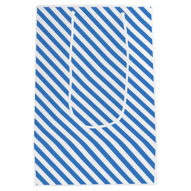 Snyggt Trendig Template Modern Blue White Rand (Baksidan)