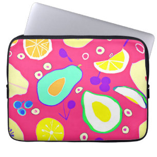 Snyggt Tropical Fruits Mönster Art. Köp nu Laptop Fodral