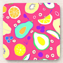 Snyggt Tropical Fruits Mönster Art. Köp nu Underlägg