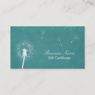 Snyggt Turcouise Dandelion Gift Certificate Rabattkort