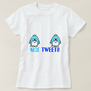 Snyggt Twitter-Fånig för det vackra Dirty Humor-sk Tee