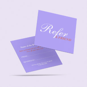 Snyggt Typografi Clean Blue Beauty salon Rabattkort