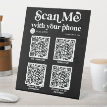 Snyggt-typografi Modern QR-kodverksamhet