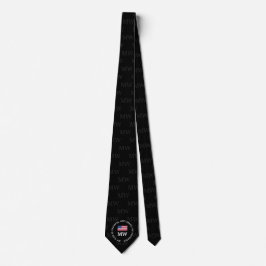 Snyggt USA AMERICAN Monogram Neck Tie Slips