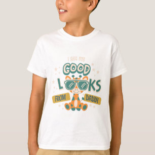 Snyggt Utseende Från Pappa Roligt Citat För Barn T Shirt