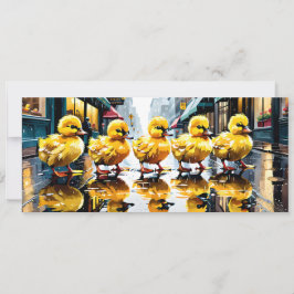 Snyggt väder för Ankor plattat, få brunstkort Kort