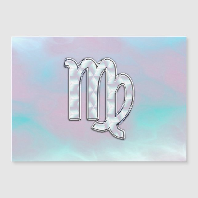 Snyggt Våg Zodiac-tecken Nacre Mor av Pearl (Framsida)