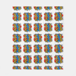 Snyggt välsignad, tacksam, tacksam Thanksgiving Fleecefilt