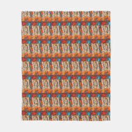 Snyggt välsignad, tacksam, tacksam Thanksgiving Fleecefilt