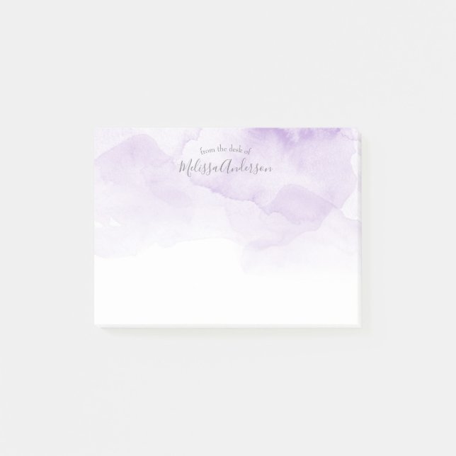 Snyggt, vattenfärg, modern, Trendig, Chic Post-it Block (Framsida)