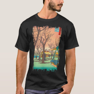 Snyggt Vintage Art Plum Garden Hiroshige Classic T Shirt