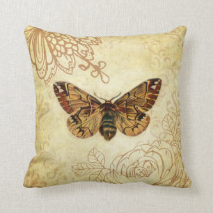 Snyggt Vintage Moth Cushion Kudde
