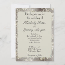 Snyggt Vintage Pewter Bröllop