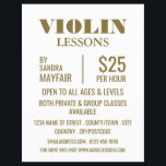 Snyggt Violin Lessons Reklam Reklamblad<br><div class="desc">Snyggt Violin Lessons Reklam Flyers av Affärskortet Store.</div>