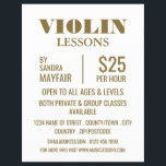 Snyggt Violin Lessons Reklam Reklamblad<br><div class="desc">Snyggt Violin Lessons Reklam Flyers av Affärskortet Store.</div>