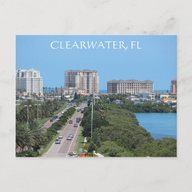 Snyggt vykort från Clearwater, Florida (Framsida)