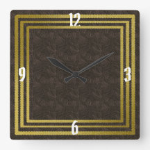 Snyggt Wall Clock-design Biet på Zazzle