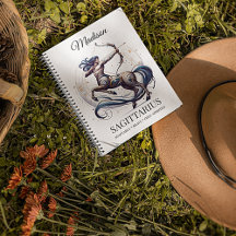 Snyggt Watercolor Sagittarius Anpassningsbar Journ