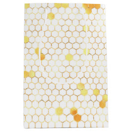 Snyggt White Guld Honeycomb