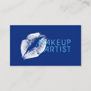 Snyggt White Läppar Makeup Artist Salon #9 Visitkort