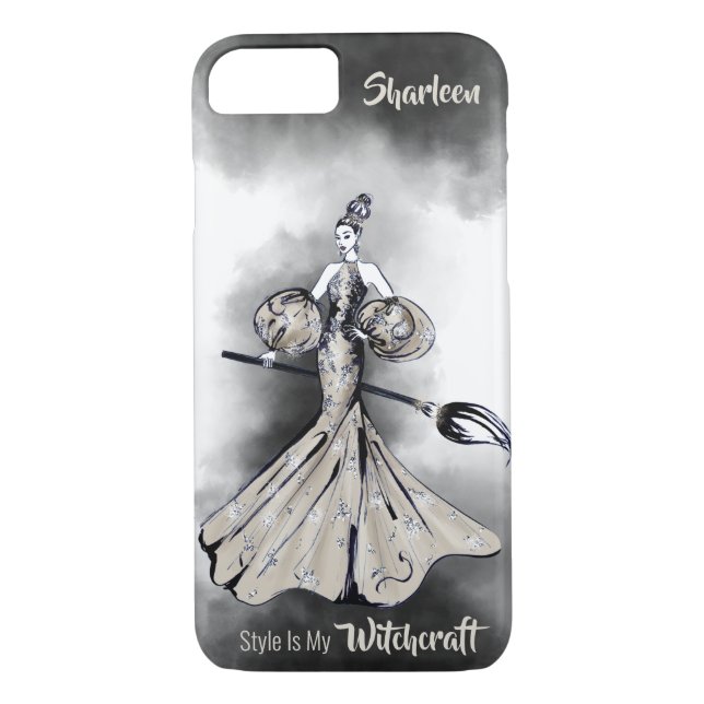 Snyggt, Witch Illustration Case-Mate iPhone Skal (Baksida)