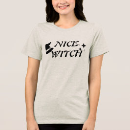 Snyggt Witch T-Shirt, Shirt för Halloween T