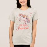 Snyggt Women's Back to school Shirt T Shirt<br><div class="desc">Gå in i det nya skolåret med tilltro till den här snyggten, damskjortan "Oh Hej Preschool". Designad för mammor och lärare ger den tryckta designen en munter hand som gör den perfekt för första dagen tillbaka. Mjuka behållor av bomullsväv som du tycker om hela dagen, oavsett om det är i...</div>