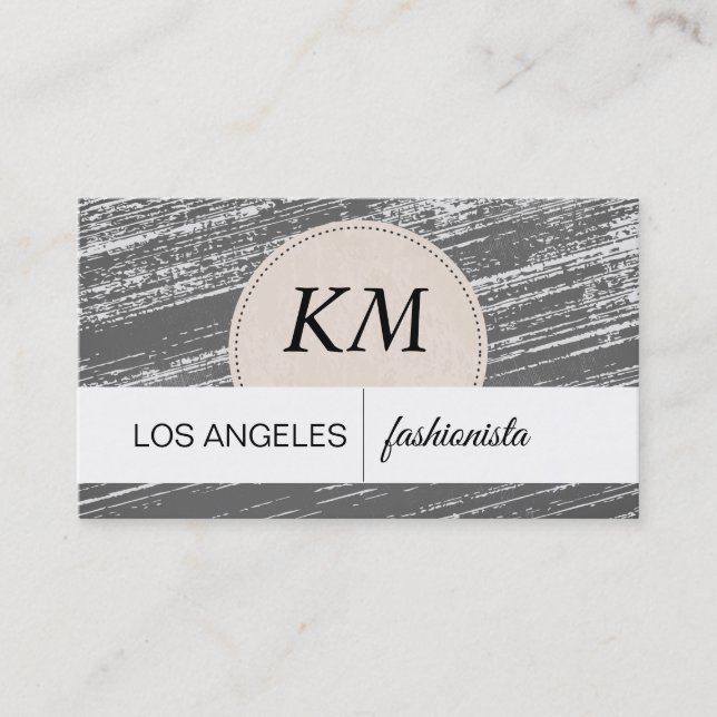 Snyggt Wood Vintage Visitkort (Framsida)