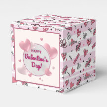 Snyggt XOXO Alla hjärtans dag mönstrad