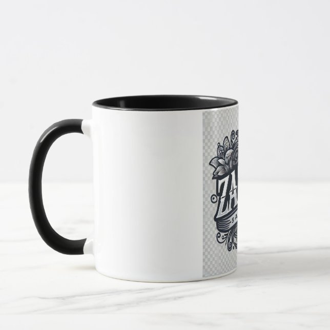 Snyggt Zazzle Store-Logotyp Mugg (Vänster)
