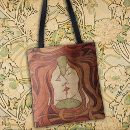 Snyggten Älskare-Art nouveau Tygkasse