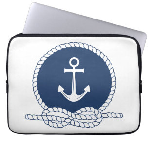 Snyggten ankrar och Rope Laptop Sleeve