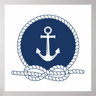 Snyggten ankrar och Rope Poster