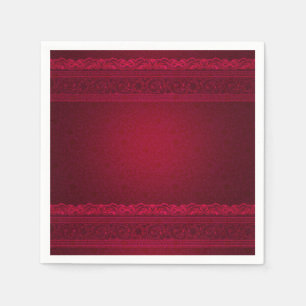 Snyggten finare & Elegant Red Background Pappersservett