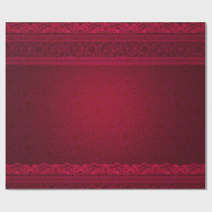 Snyggten finare & Elegant Red Background Presentpapper