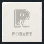 Snyggten  för monogrammad elegant - utkast stenunderlägg<br><div class="desc">Snyggten för monogrammad elegant  Design Rustik markerbar sten Underlägg.</div>