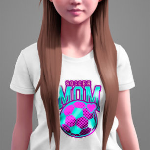 Snyggten för trendiget i Fotboll i mamma T Shirt