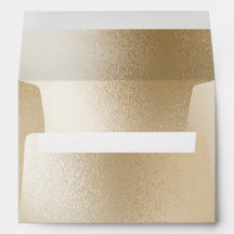 Snyggten Guld Metallic Modern Elegant Chic  Bröllo