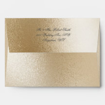 Snyggten Guld Metallic Modern Elegant Chic  Bröllo
