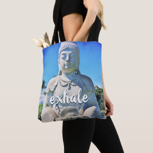 Snyggten Hawaii Tropical Buddha Photo Exhale Scrip Tygkasse