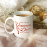 Snyggten Mistletoe i den moderna julturen Kaffemugg<br><div class="desc">Lustigt läsning i Helgdag går på Julost och kaffe med ett minimalistiskt felmeddelande. Den enkla typografiutformningen gör det här till en snyggt,  söt gåva eller en bockstuffer för Mamma,  fru eller flickvän till julmorgon!</div>