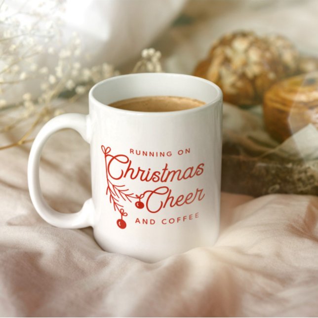 Snyggten Mistletoe i den moderna julturen Kaffemugg (Skapare uppladdad)