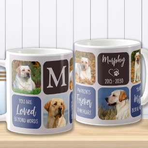 Snyggten Modern foto för Pet Loss Hund Memorial An Kaffemugg