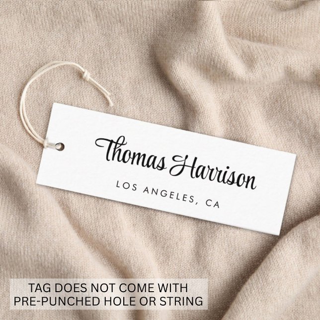 Snyggten Namnteckning Märkrn Häng skriptapp Mini Visitkort (Empower your name in our signature script as your logo and brand identity)