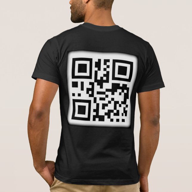 Snyggten QR-kod T-Shirt (Baksida)