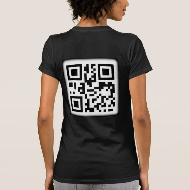 Snyggten QR-kod T-Shirt (Baksida)