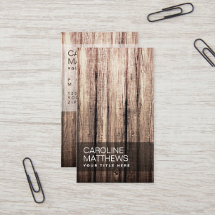 Snyggten red ut wood kornprofessionellen visitkort
