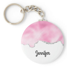 Snyggten rosa och Silver Faux Glitter Gräns